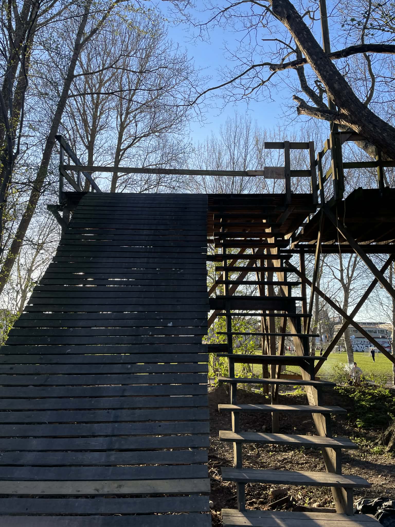 Rampe til starttårn